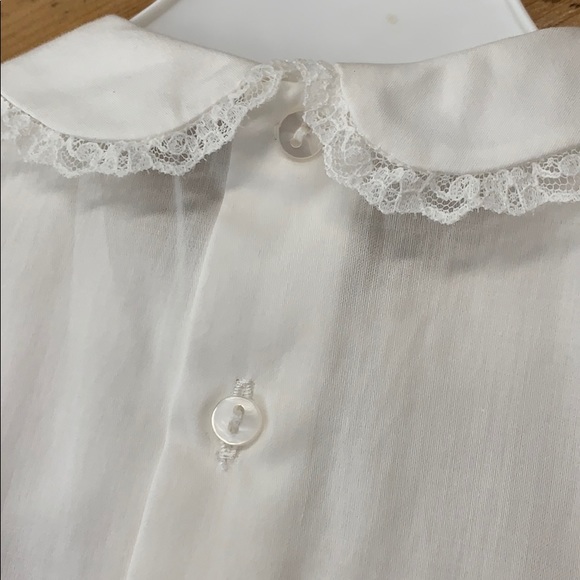 Delicate white  baby girl blouse - Picture 5 of 6